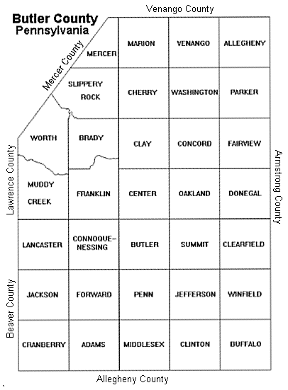 Butler County Townships